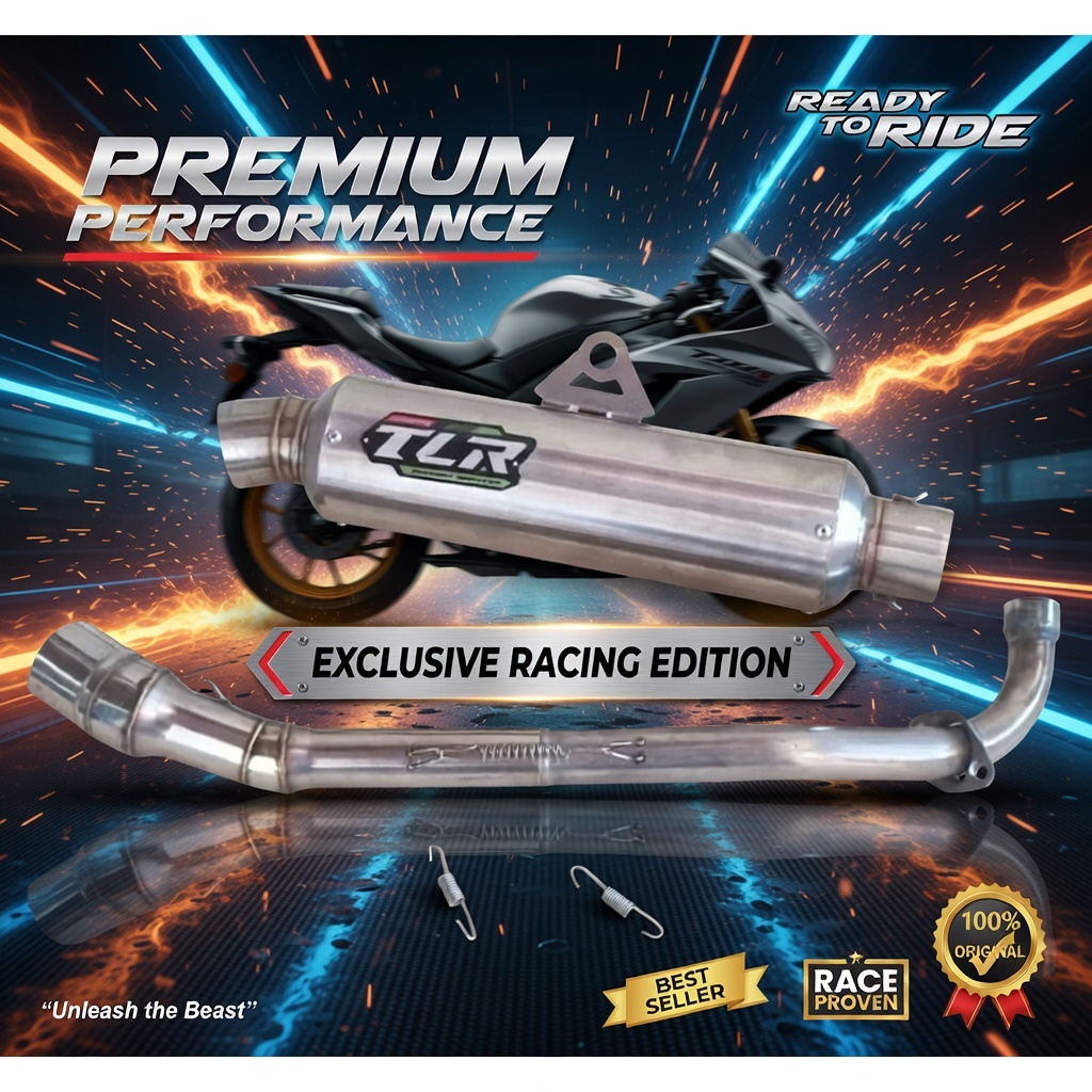 KNALPOT RACING NETRAL BEBEK GP5 BULAT JENONG STAINLESS STEELLL - Gambar 3