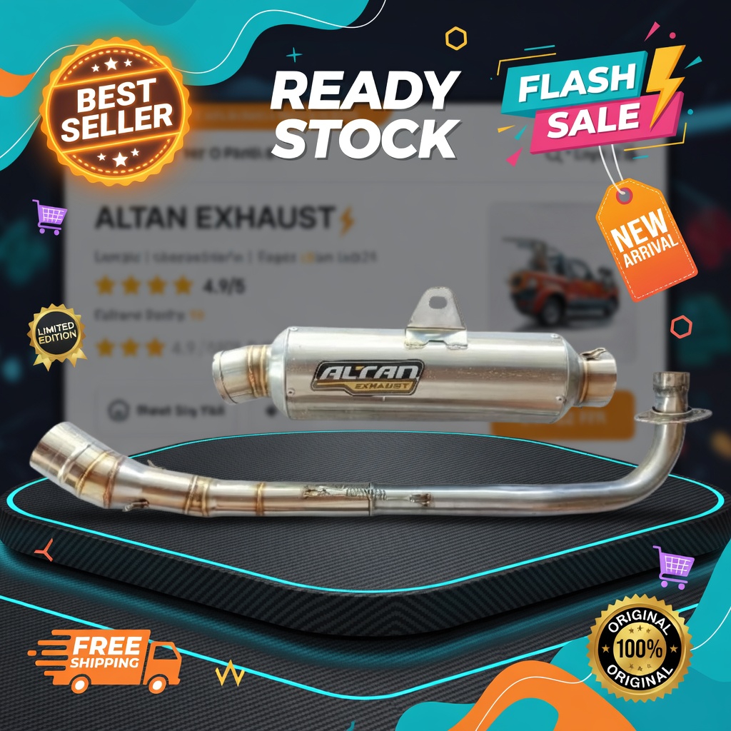 KNALPOT RACING NETRAL BEBEK GP5 BULAT JENONG STAINLESS STEELLL - Gambar 5