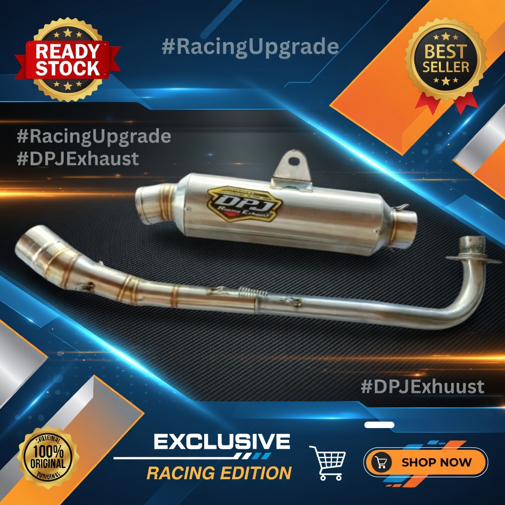 KNALPOT RACING NETRAL BEBEK GP5 BULAT JENONG STAINLESS STEELLL - Gambar 7