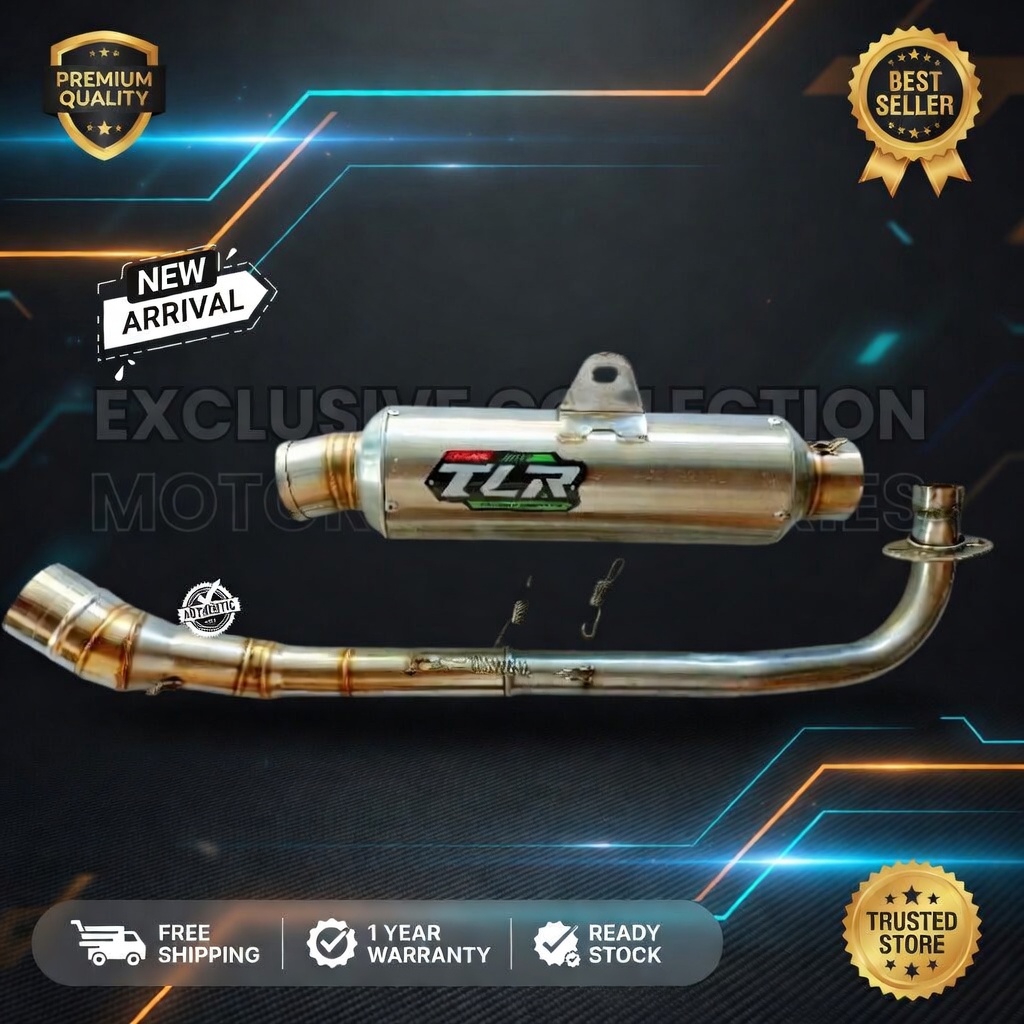 KNALPOT RACING NETRAL BEBEK GP5 BULAT JENONG STAINLESS STEELLL - Gambar 9